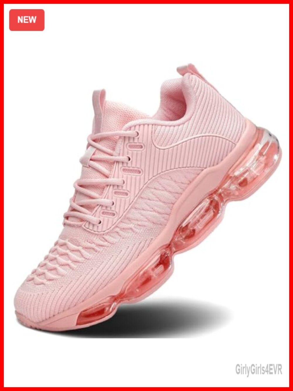 Womens Walking Running Shoes Air Cushion Breathable Mesh Sneakers